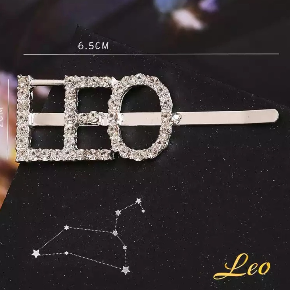 Astrology Bling Hair Clip